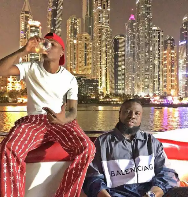 Hushpuppi Hangs Out With Wizkid In Dubai (Photo)